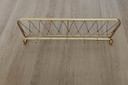 Fifties string coat rack with five coat hooks