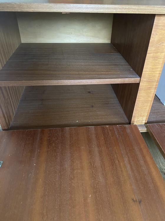 Image 1 of Vintage teakhouten tv-kast, dressoir, lowboard, jaren zestig
