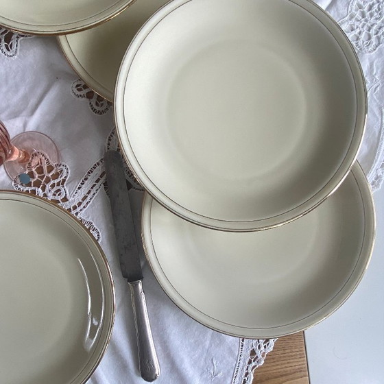 Image 1 of 6 piatti da portata antichi in porcellana di Limoges, ex Fabbrica Reale