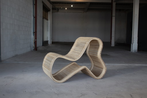 Ash sculptural chair
