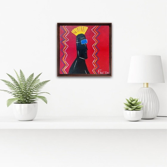 Image 1 of Acrilico su tela montata 20x20cm.