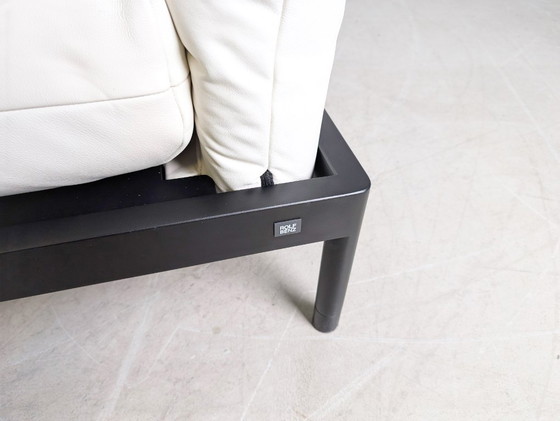 Image 1 of Divano originale Rolf Benz Plura in pelle a due posti beige chiaro