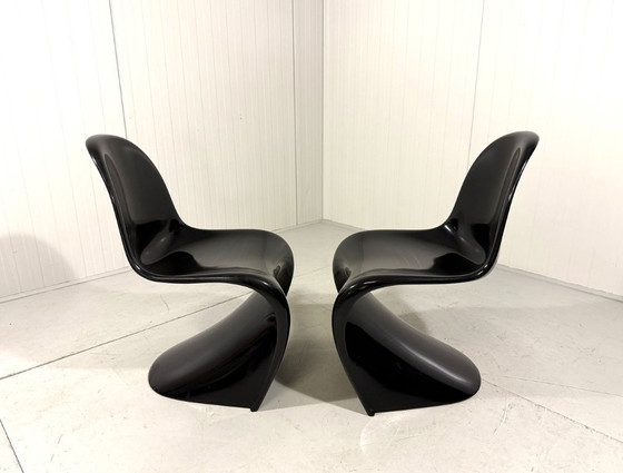Image 1 of 2 x First Edition Panton Chairs Verner Panton Herman Miller 1960's