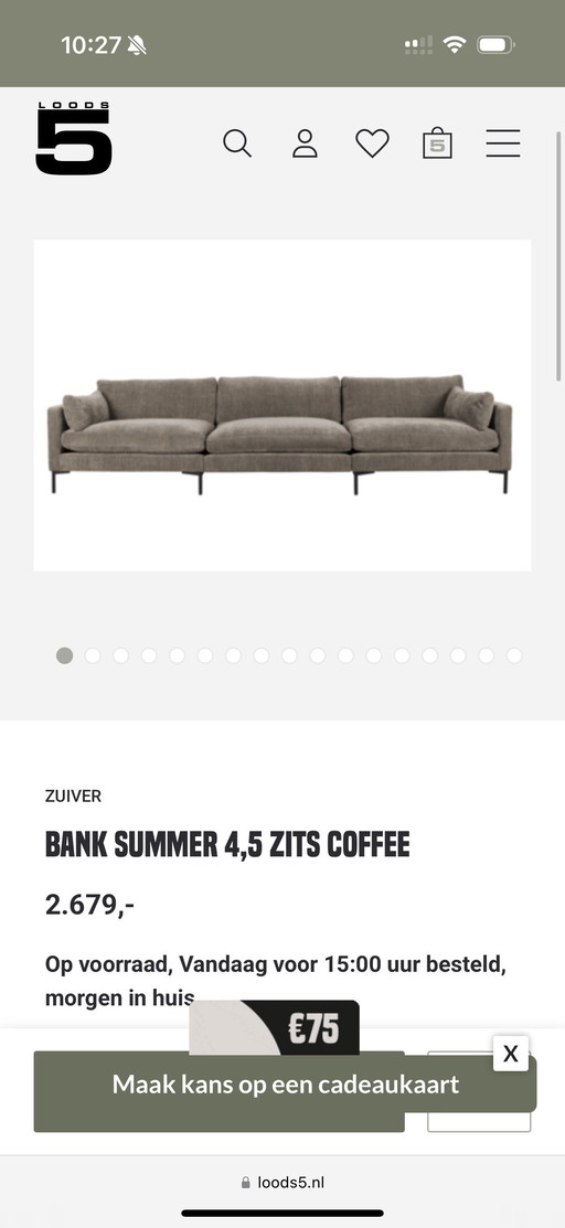 Pure 4-5 seater sofa + ottoman