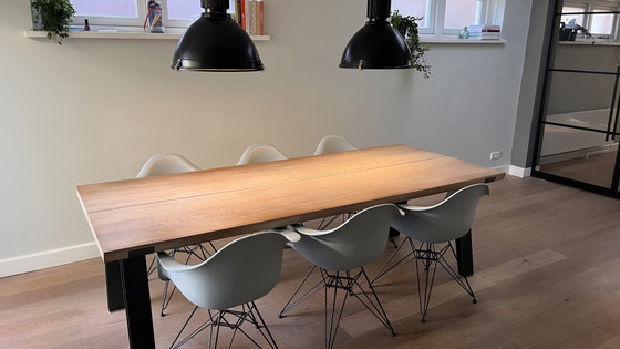 Image 1 of QlivTable 240 x 100 plus 6 Vitra Eames DAR