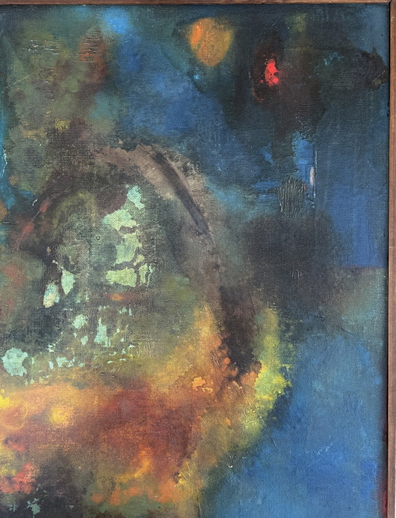 Image 1 of Silvin Bronkart - Deep River - magnificent painting from 1960