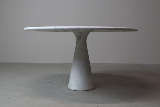 Image 1 of Angelo Mangiarotti ‘M1’ Dining Table in Solid Carrara Marble