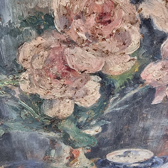 Image 1 of Still life painting by Emmanuel Barcet 1870-1942