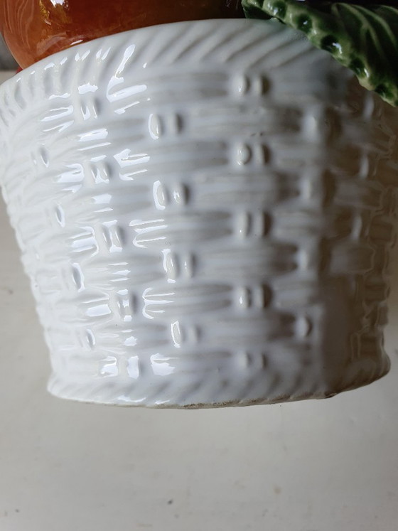 Image 1 of Vintage keramiek fruittoren - jaren '50-80