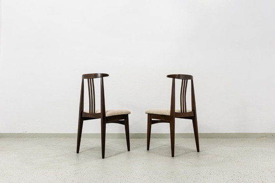 Image 1 of VENTE Ensemble de 4 chaises de salle à manger de M. Zieliński, années 1960