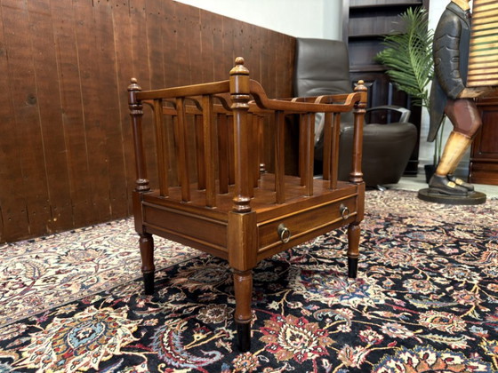 Antico portariviste inglese – Legno, Ottone (photo 4 of 6)