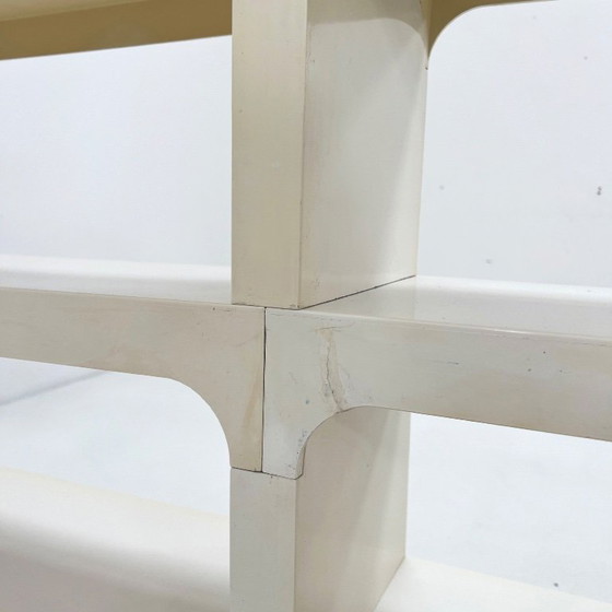 Image 1 of Witte modulaire plank van Olaf Von Bohr voor Kartell, jaren 70