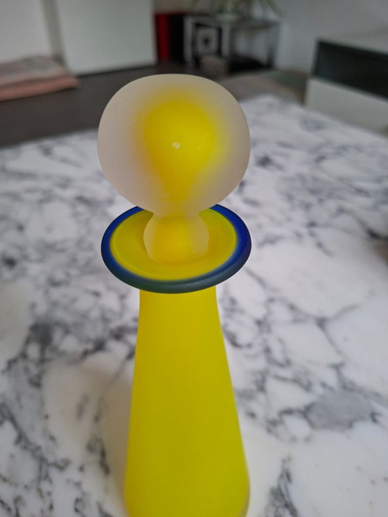 Bouteille en verre Henry Dean avec bouchon, jaune, Objets déco, Modern (photo 8 sur 8)