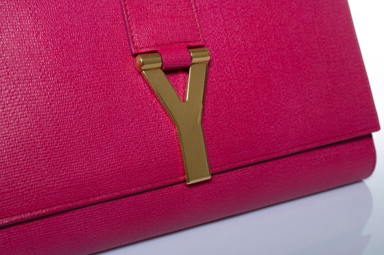 Saint Laurent, pochette Chyc color fucsia – Clutch, Calfskin (photo 11 of 13)