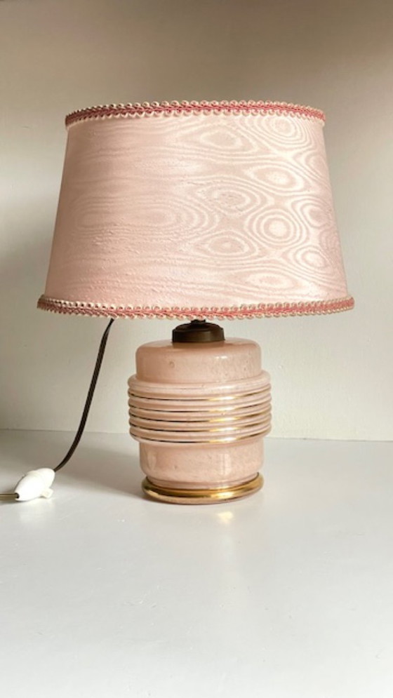Image 1 of Clichy Glass Lamp, Art Deco