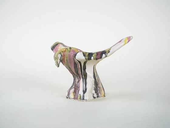 Image 1 of Sculpture d'oiseau en céramique, design italien, années 1970, fabricant : F. Ferroni