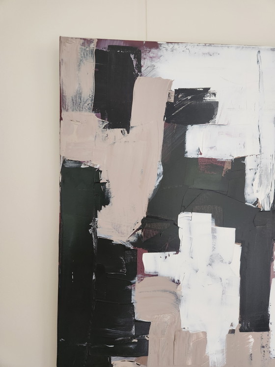 Image 1 of Powerful Abstract Painting "Mariani" (2018) – 60x80 cm