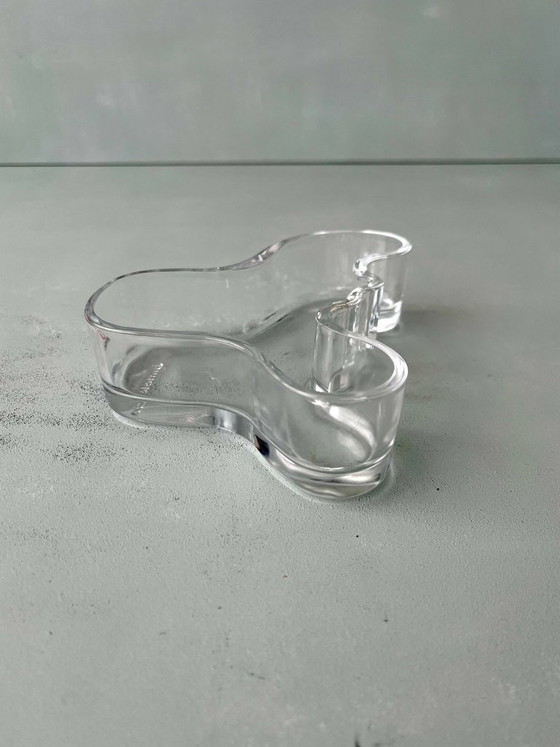 Image 1 of Bol Alvar Aalto en verre Ittala, finition transparente, design