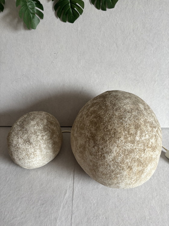 Image 1 of Vintage Falkenberg ‘Moon Rock’ Lamps 1980s