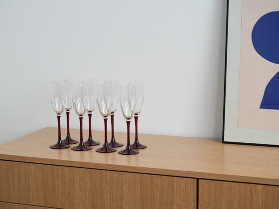 Image 1 of Set Champagnergläser, französisches Design, 1970er Jahre, Hersteller: Luminarc