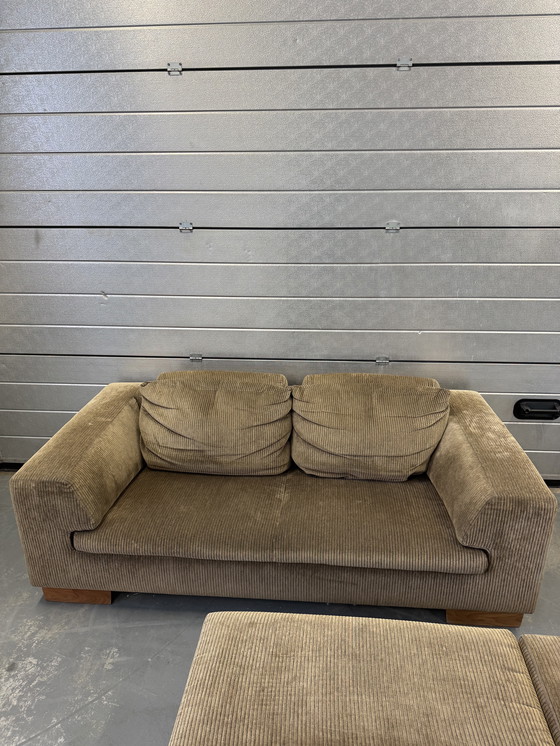 Image 1 of Leolux Weri Weri 2-seater with footstool