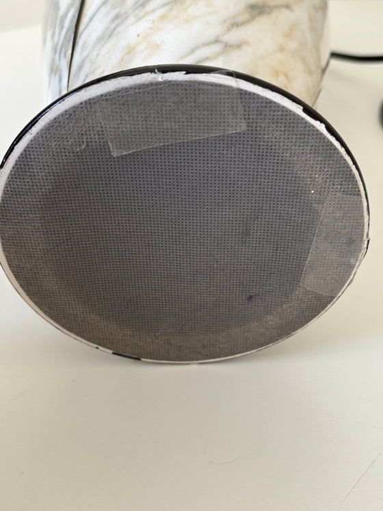 Image 1 of Italian Design Lamps Marble Look 1980s