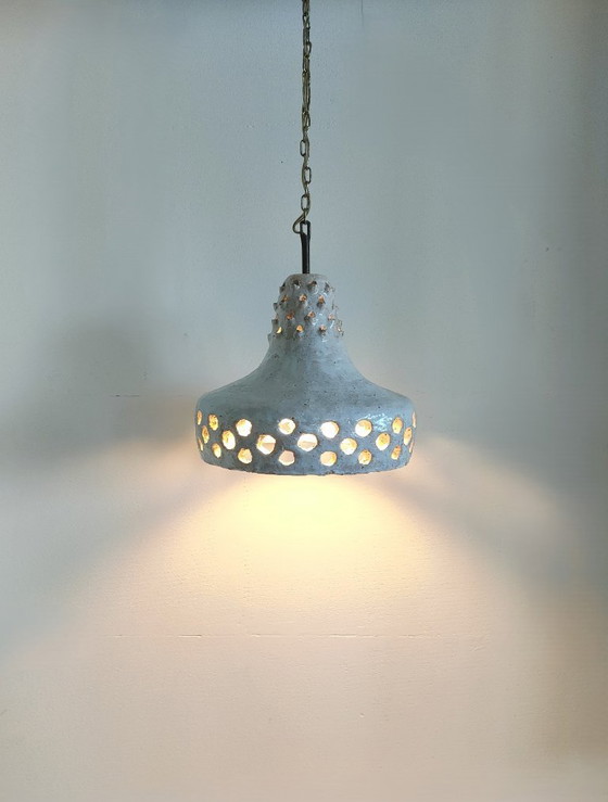 Image 1 of 60s/70s Ceramic Danish ceiling lamp