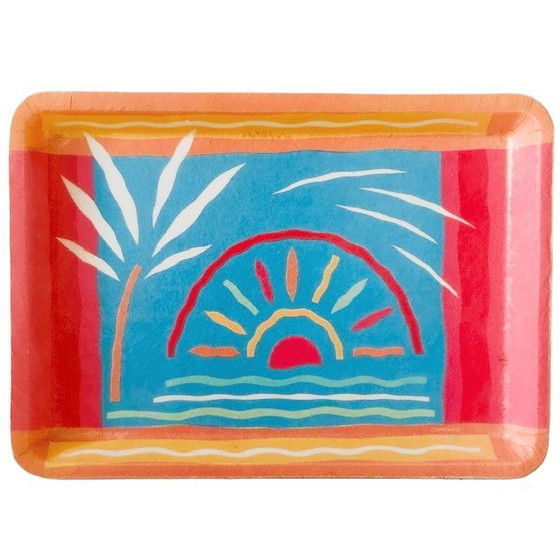 Image 1 of Vintage Mid-century retro limonade glazen rekje 1960's