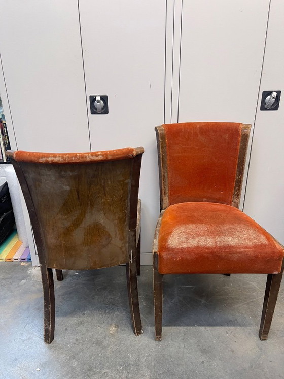 Image 1 of À restaurer : Ensemble de 6 chaises originales DE Coene Frères (RUBENS)