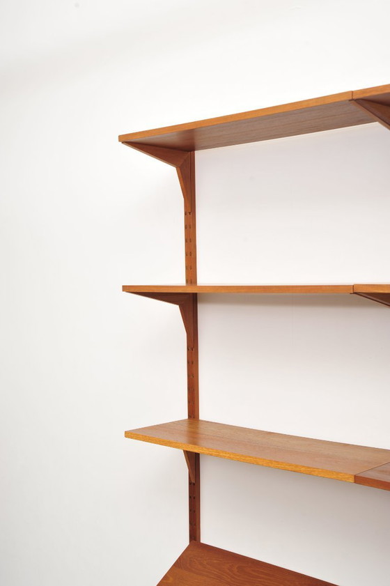 Image 1 of Mensola a muro "Royal System" in teak di Poul Cadovius per Cado (anni '50)