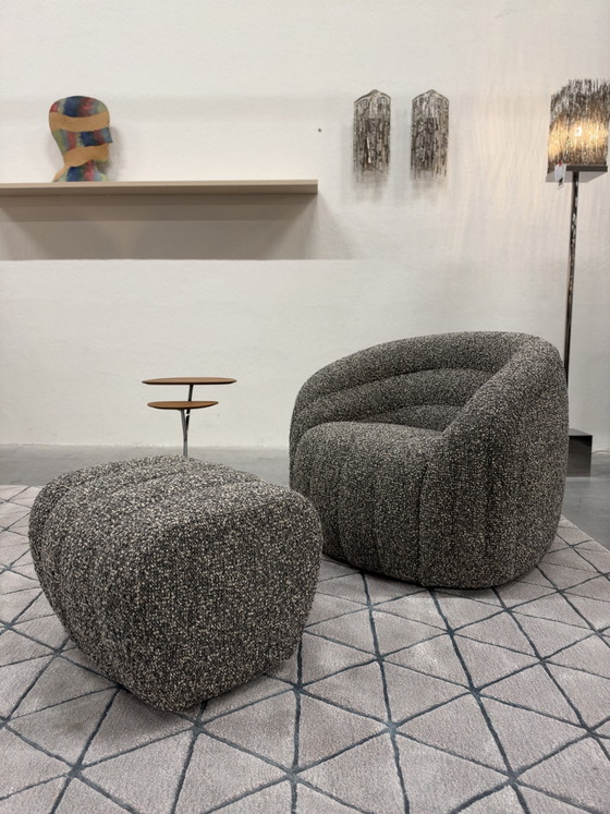 Pode Balini con puf tejido Nuvola de ploeg, Sillones, Otro, Multicolor (foto 3 de 9)