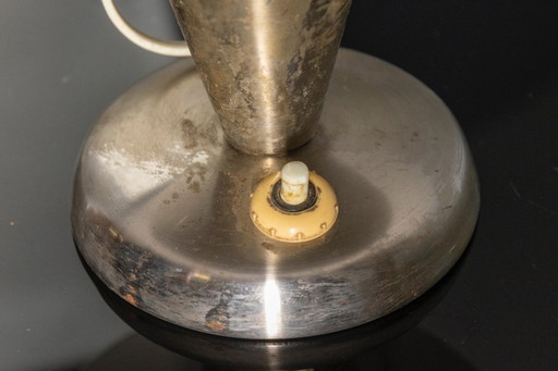 Een paar chromen tafellampen, Vladimir Havel, jaren 60, Tsjechoslowakije