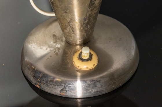 Image 1 of Een paar chromen tafellampen, Vladimir Havel, jaren 60, Tsjechoslowakije