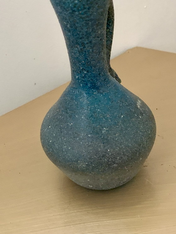 Petite aiguière Scavo Murano — col trilobé signature Seguso — vintage 13cm – Vases, Murano Glass (photo 7 of 15)