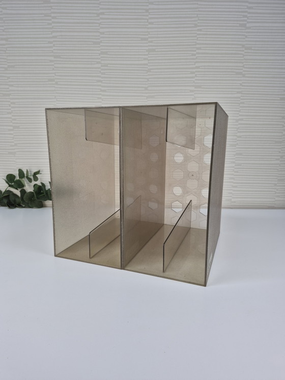 Vintage BOA Inter (2) LP holder/vinyl rack/record bin. – Shelving unit, Plastic (photo 2 of 12)