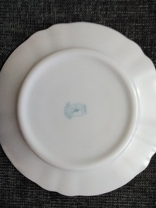 ARCOPAL 6 small plates Veronica Myosotis collection