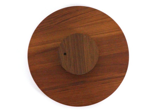Image 1 of Vassoio girevole Lazy Susan in teak, stile vintage danese