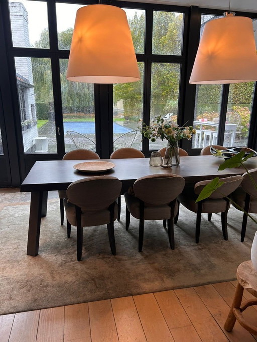 Beautiful swamp oak Interni Oxford table