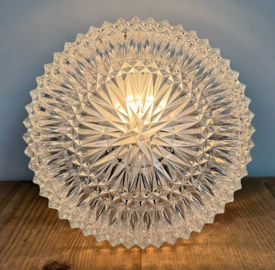 Image 1 of Vintage Glass Wall Or Ceiling Light, 1970s