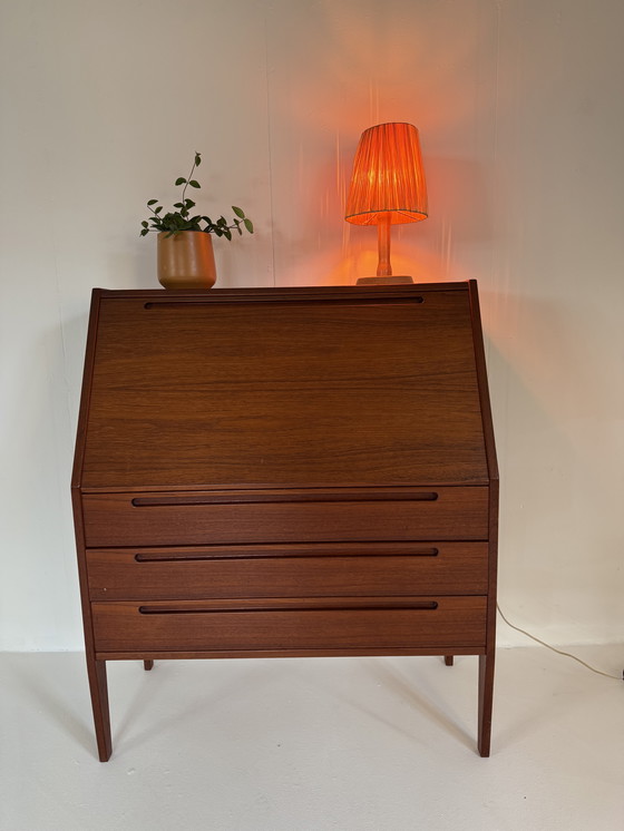 Image 1 of Lampe de table vintage en raphia des années 60