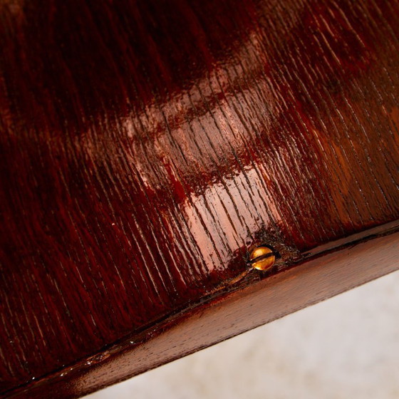 Image 1 of MK8961 Sedia a dondolo in faggio restaurata di Gustav Siegel per Jacob & Josef Kohn