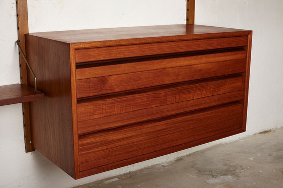 Image 1 of Royal System Wall Unit Designed by Poul Cadovius for Cado, Denmark 1950’s