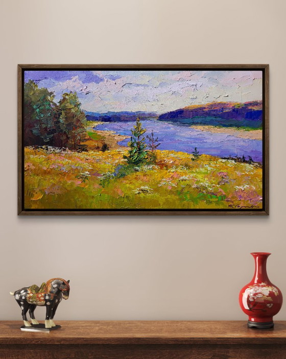 Image 1 of View of Fields by the River