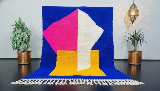 Alfombra tradicional bereber marroquí Atlas con coloridos diseños 2/3 M – Ahrend, vloerkleden en tapijten, Wool
