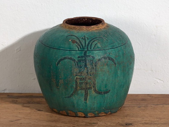 Antieke Qing-dynastie vaas (ca. 1820) #15 – Vazen, Ceramic (photo 31 of 34)