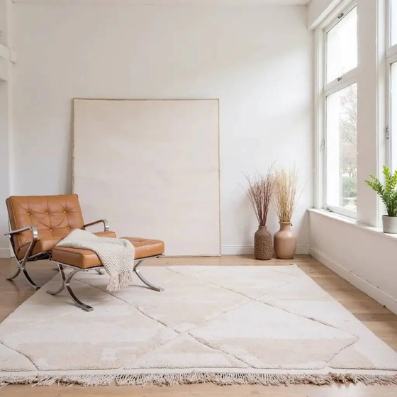 Marokkanischer weißer Teppich (200×300 cm) – Teppiche & Läufer, Wool, Cotton, Modern (photo 10 of 13)