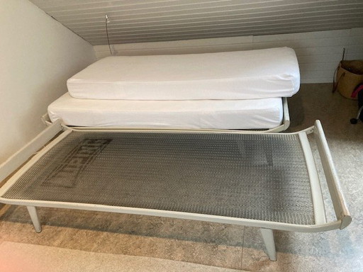 Auping Cleopatra Bett mit Spiralunterbau und Matratze