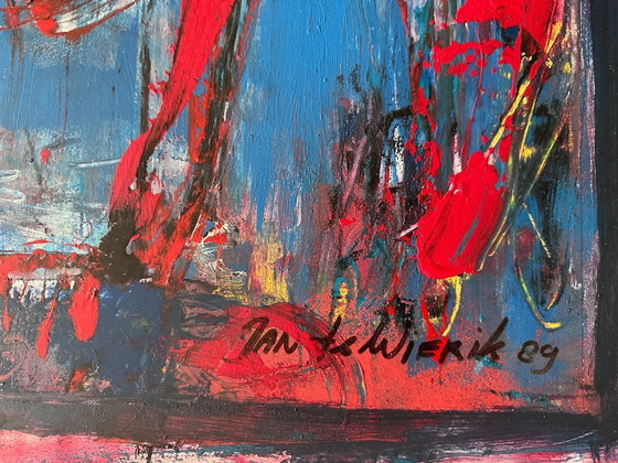 Image 1 of Jan te Wierik acrilico su carta