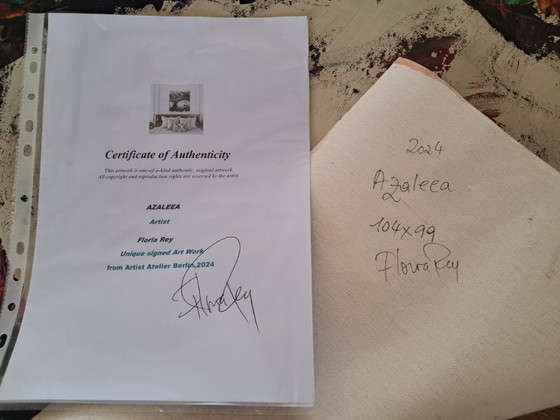 Image 1 of Floria REY - Azaleea - Artist's canvas