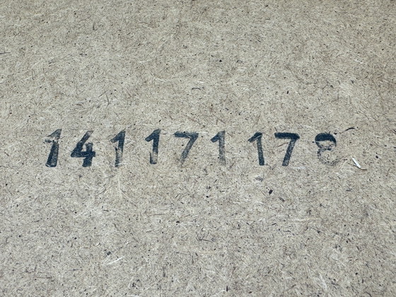 Image 1 of Specchio vintage Space Age - classico del design arancione degli anni '70